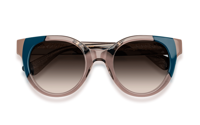 EINSTOFFEN Duftexperte Solbrille (Form: Rund - Farve: Brun)