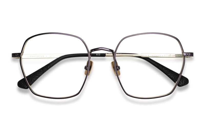 EINSTOFFEN Olfaktoriker Brillestel (Form: Firkantet - Farve: Lilla)