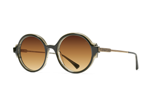 EINSTOFFEN Kuratorin Solbrille (Form: Rund - Farve: Grøn)