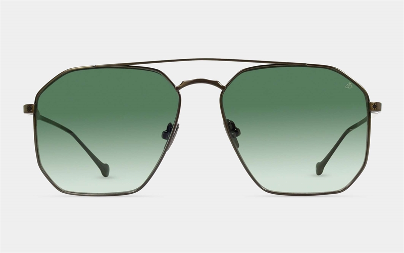 EINSTOFFEN Buschpilot Solbrille (Form: Pilot - Farve: Grøn)