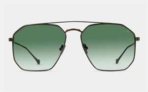 EINSTOFFEN Buschpilot Solbrille (Form: Pilot - Farve: Grøn)