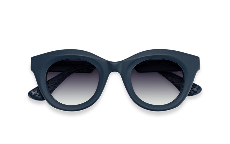 EINSTOFFEN Mangaka Solbrille (Form: Cat Eye - Farve: Lilla)