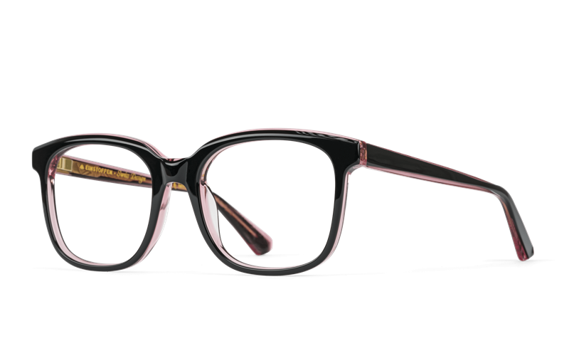 EINSTOFFEN Illusionist Brillestel (Form: Firkantet - Farve: Sort)