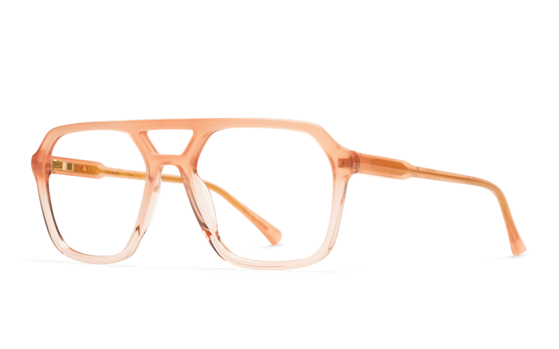 EINSTOFFEN Discotiger Brillestel (Form: Pilot - Farve: Pink)