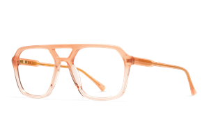 EINSTOFFEN Discotiger Brillestel (Form: Pilot - Farve: Pink)