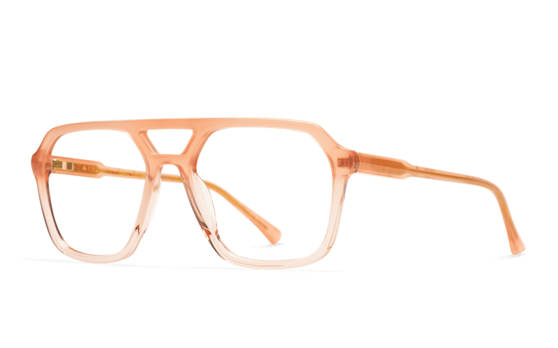 EINSTOFFEN Discotiger Brillestel (Form: Pilot - Farve: Pink)