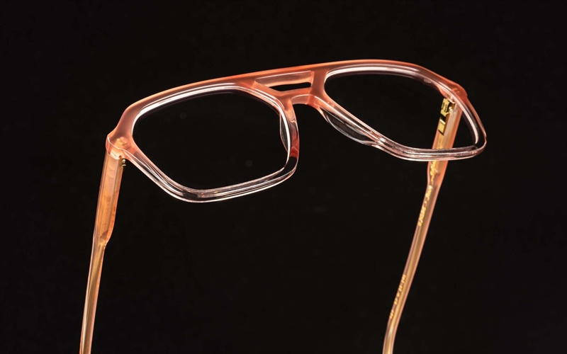 EINSTOFFEN Discotiger Brillestel (Form: Pilot - Farve: Pink)