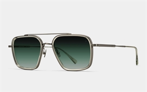 EINSTOFFEN Sonnenjäger Solbrille (Form: Firkantet - Farve: Sølv)