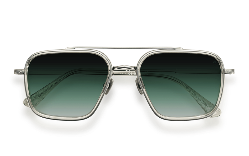 EINSTOFFEN Sonnenjäger Solbrille (Form: Firkantet - Farve: Sølv)